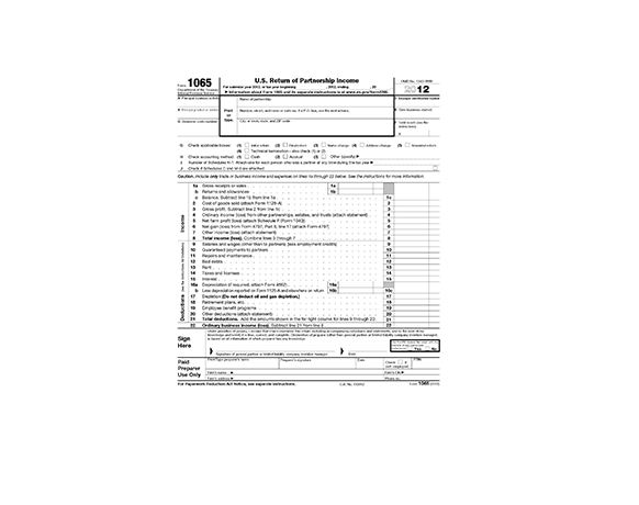 form-1065-partnership-income-tax-return